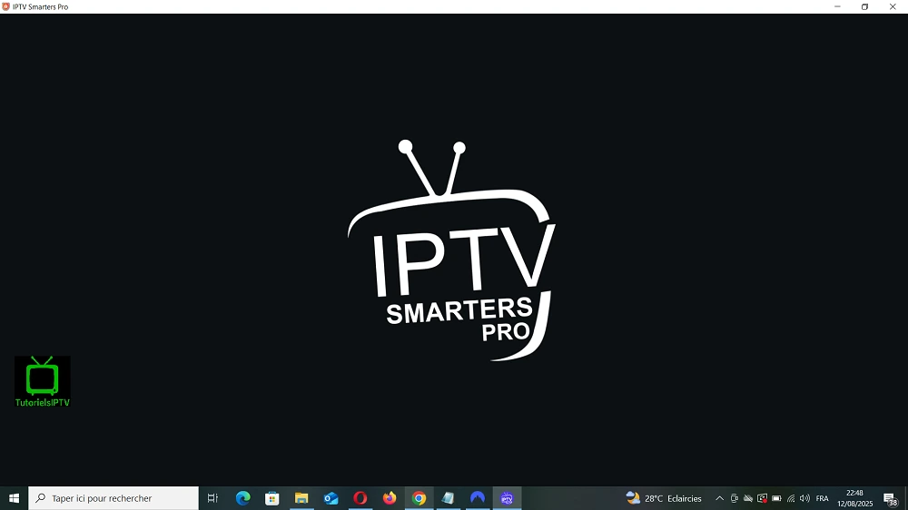 ouverture de smarters pro apres installation