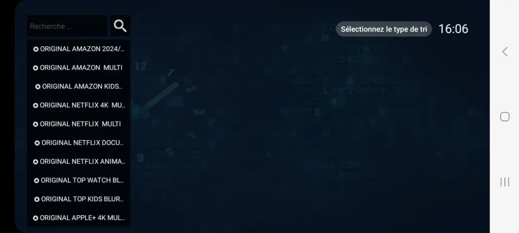 l’interface intuitive d'ibo pro player