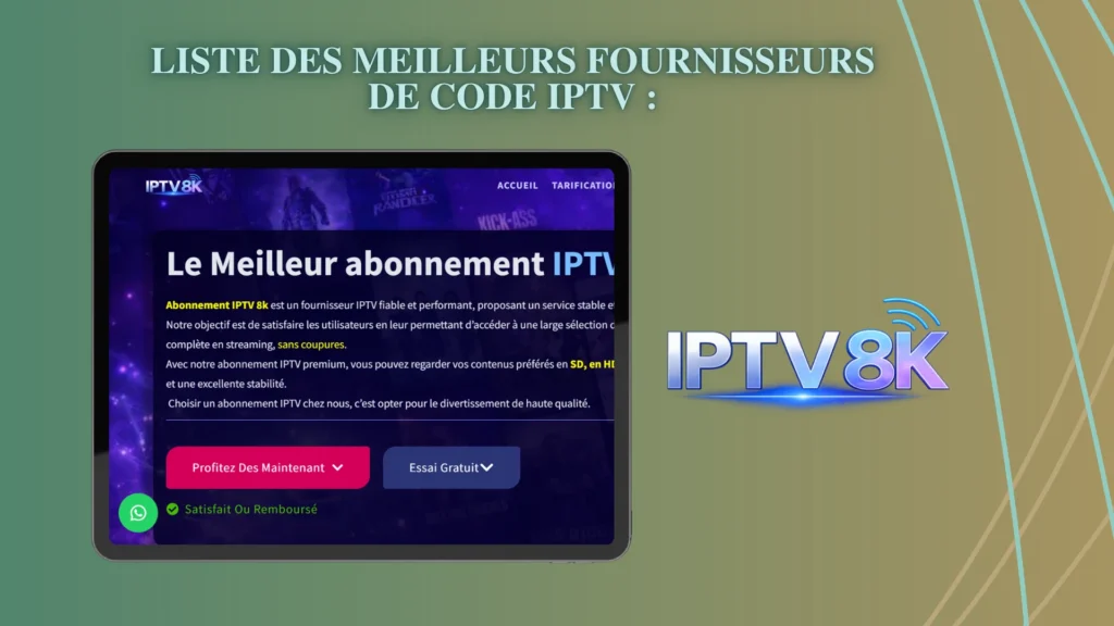 Abonnement IPTV 8k 