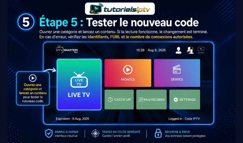 Étape 5 _ Tester le nouveau code