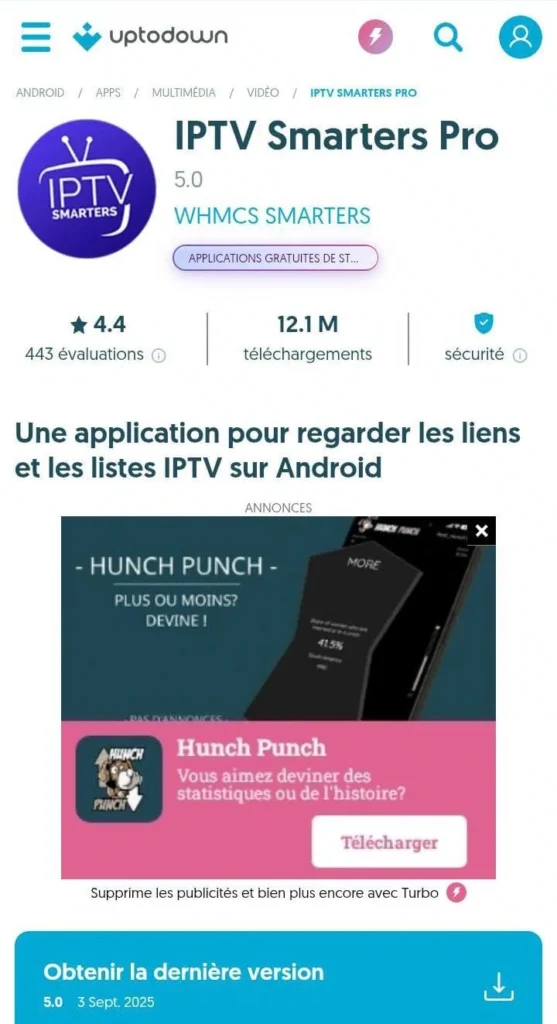 IPTV Smarters Pro sur Android