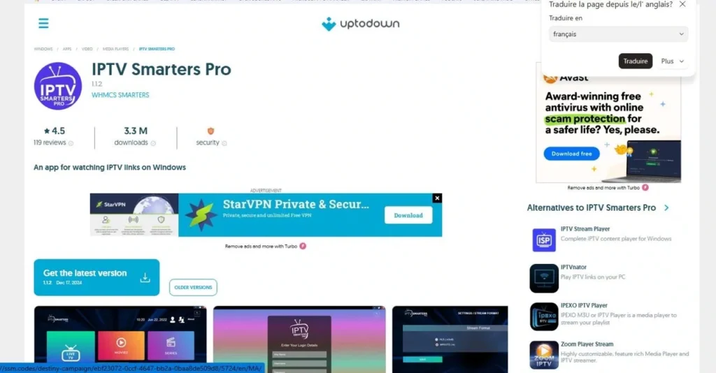 IPTV Smarters Pro sur Windows